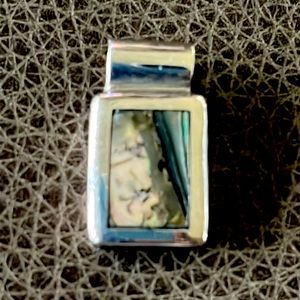 Mother of Pearl Sterling Silver Charm